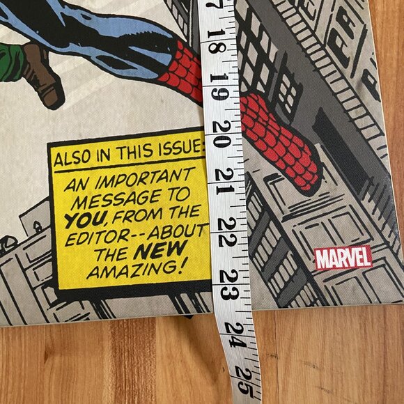 Set of 2 Vintage look Marvel Comics IRONMAN and SPIDERMAN wall art - Picture 8 of 9